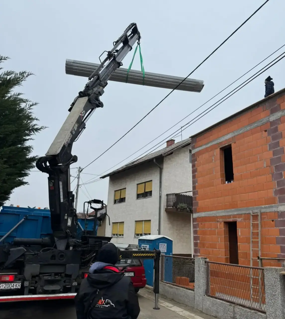 Dostava građevinskog materijala na gradilište Zagreb