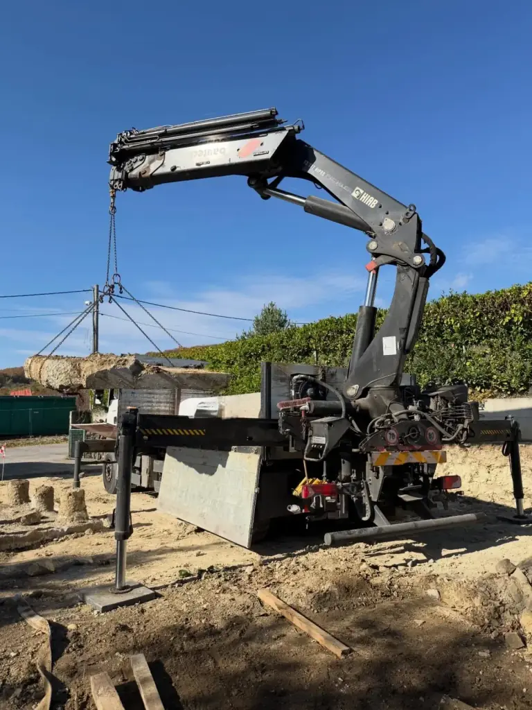 Prijevoz cigle i blokova kranom Zagreb