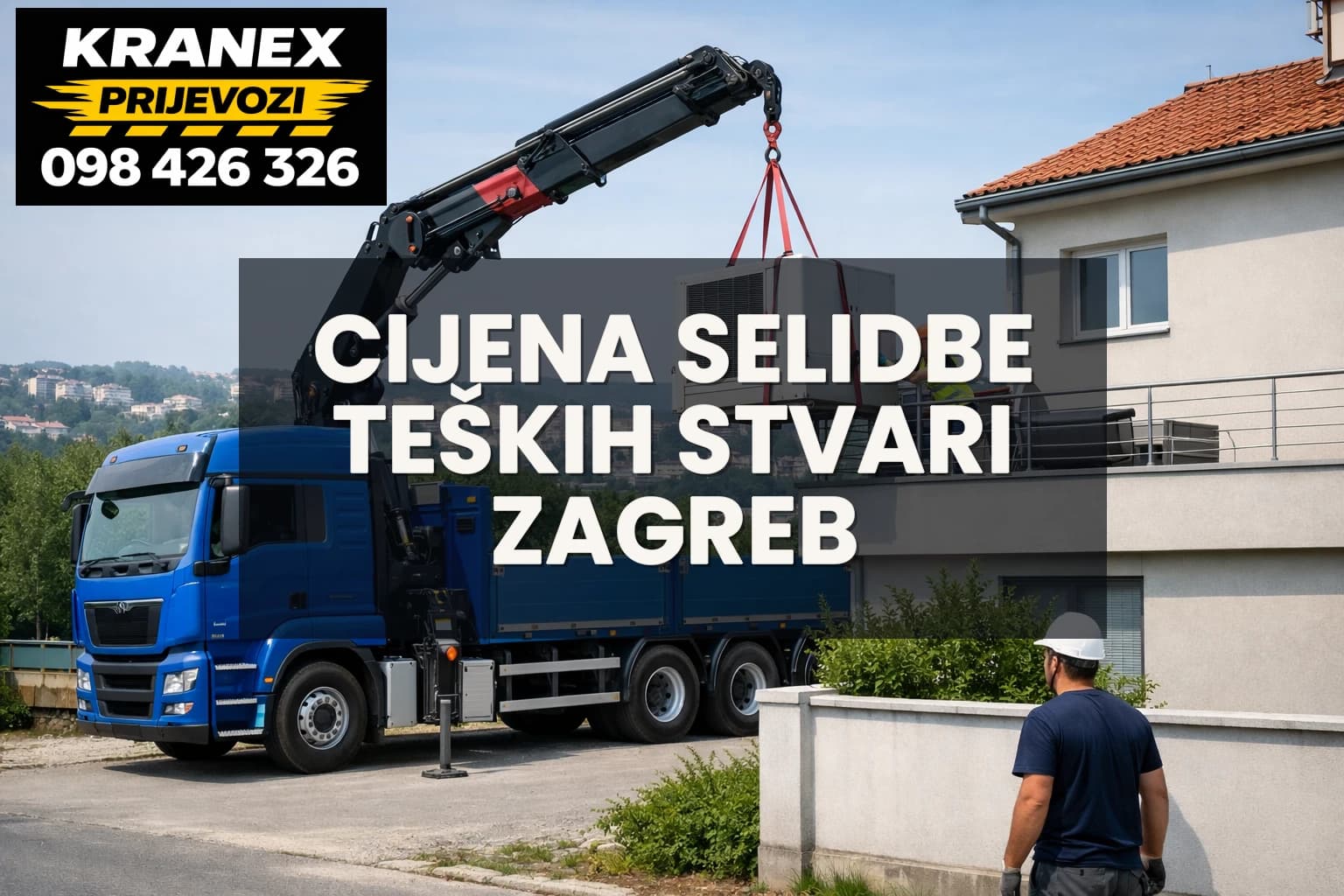 Cijena selidbe teških stvari Zagreb